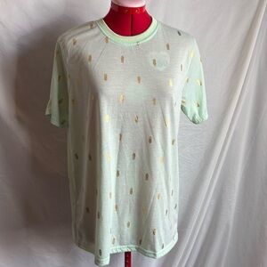 MM04 Drill clothing company gold pineapple patterned t shirt